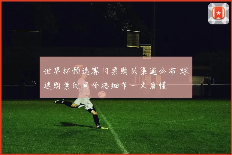 世界杯预选赛门票购买渠道公布 球迷购票时间价格细节一文看懂
